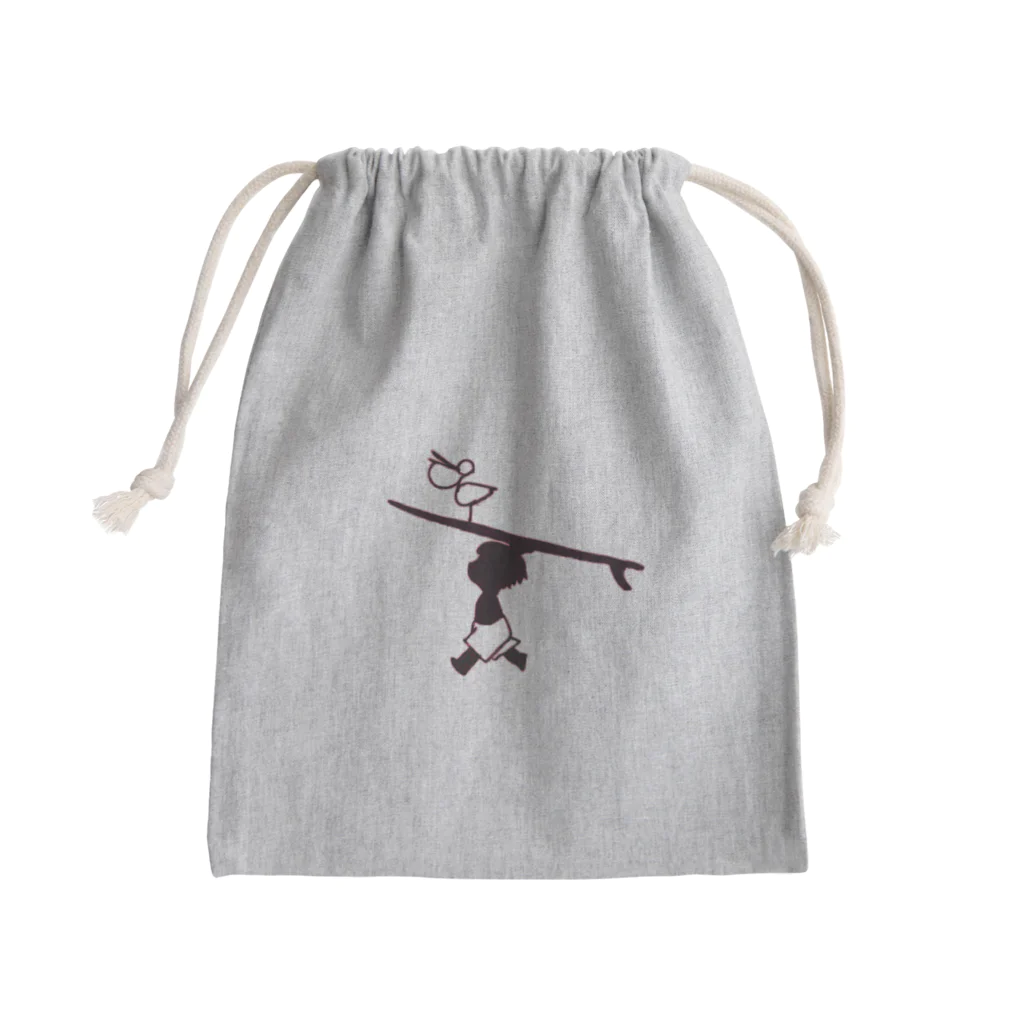 デルマー　Del Marのサーフボード　 Mini Drawstring Bag