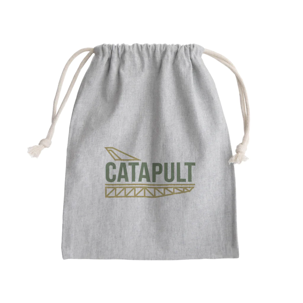 kimchinのカタパルト CATAPULT ロゴ Mini Drawstring Bag