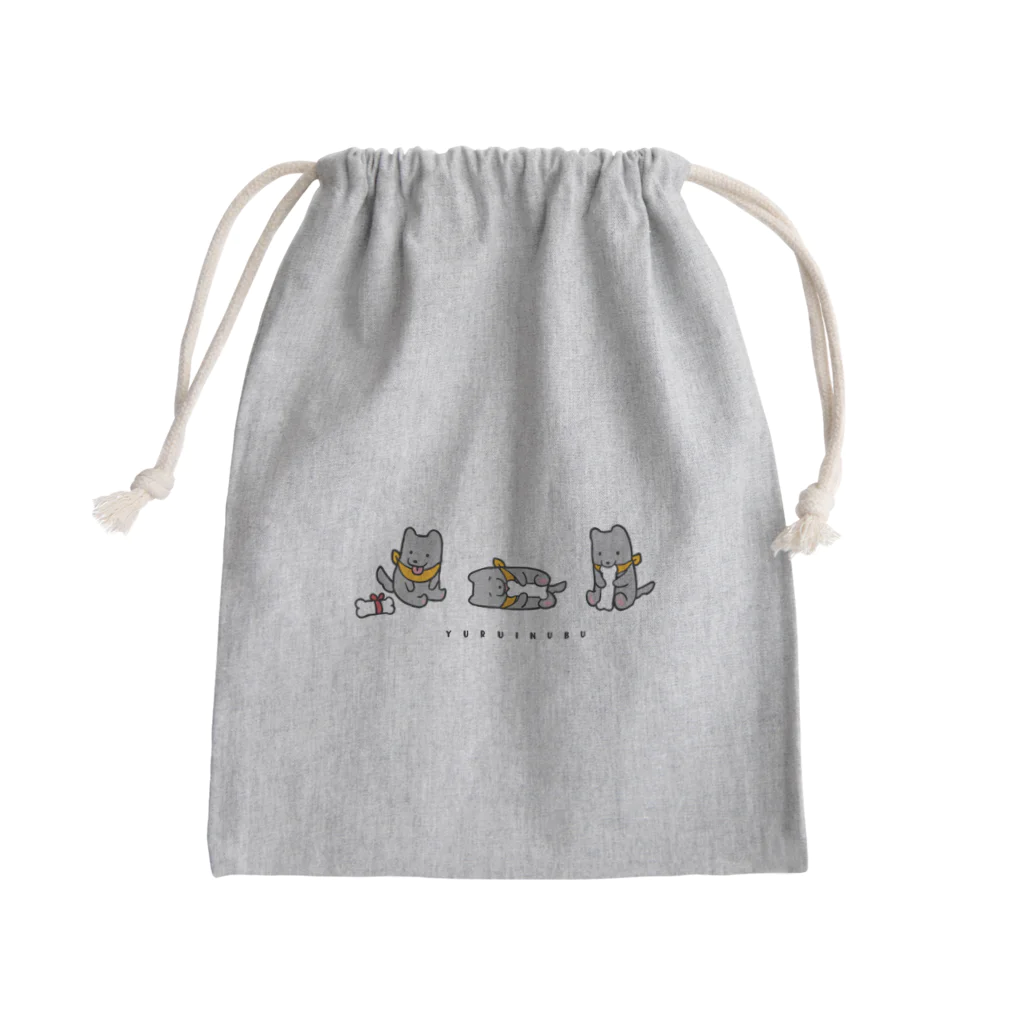 ゆるいぬ部のパピーイヌ Mini Drawstring Bag