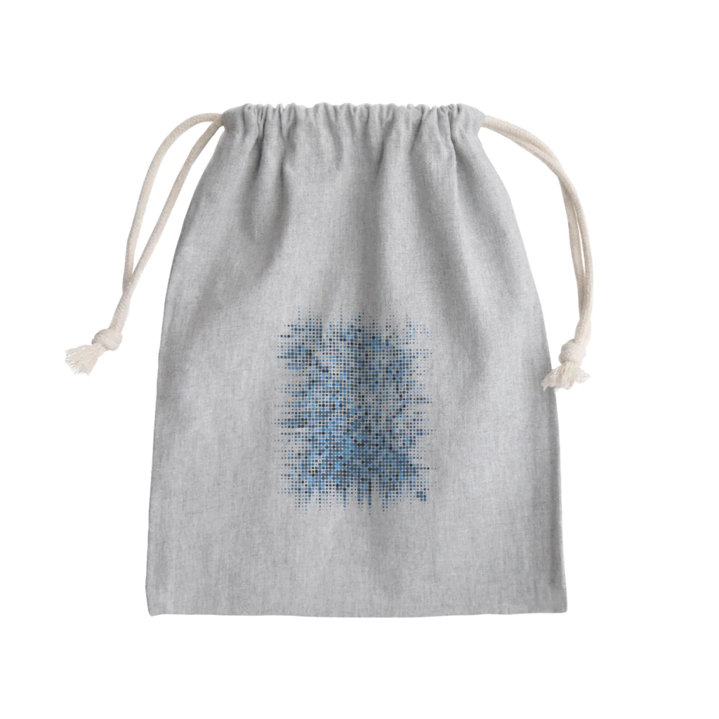 GALACTIC REBELの青い爆発 Mini Drawstring Bag