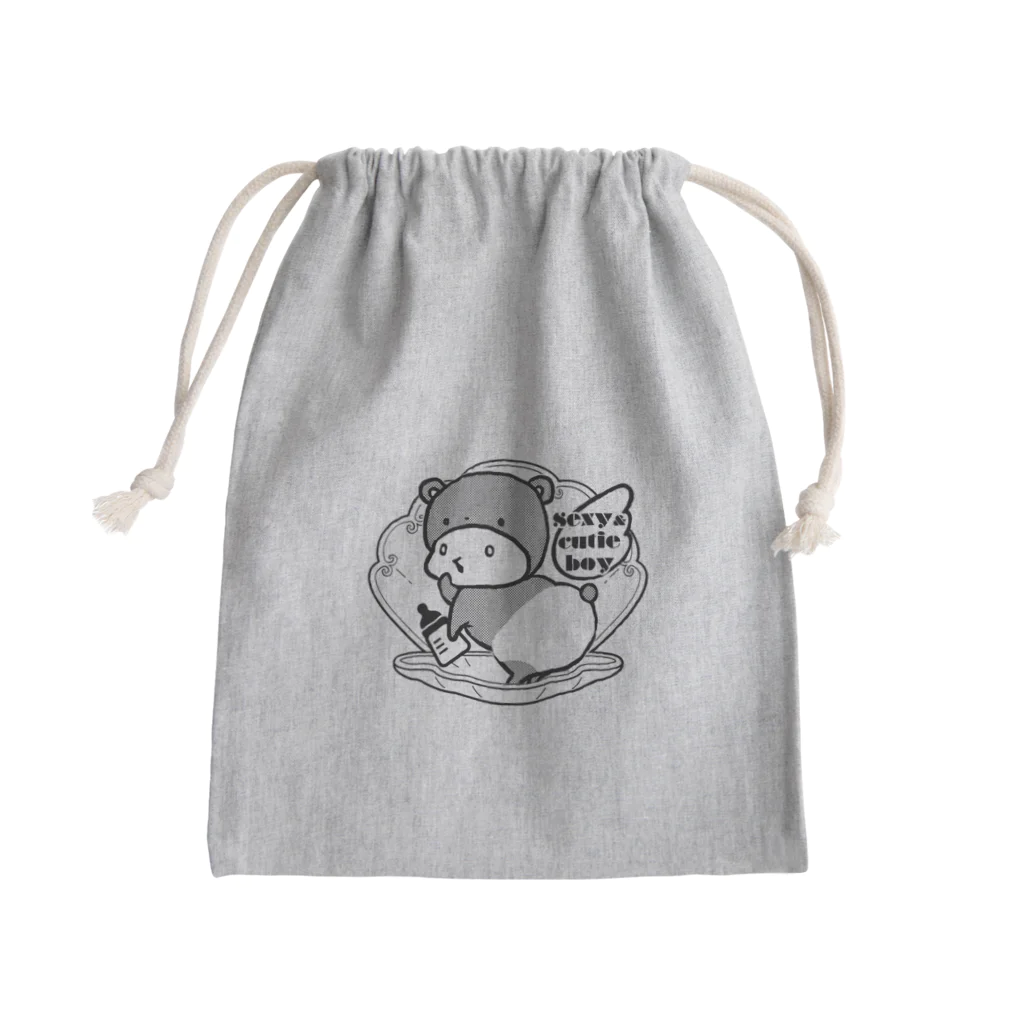 金井桂のsexy & cutie boy Mini Drawstring Bag