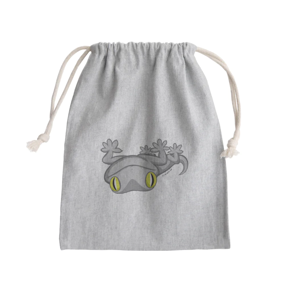 もむのふの爬虫類グッズやさんのニホンヤモリ Mini Drawstring Bag