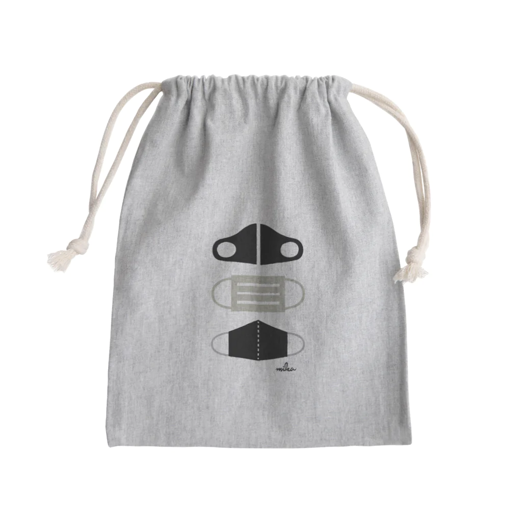 Hyggelig　- ヒュゲリ -のmask Mini Drawstring Bag