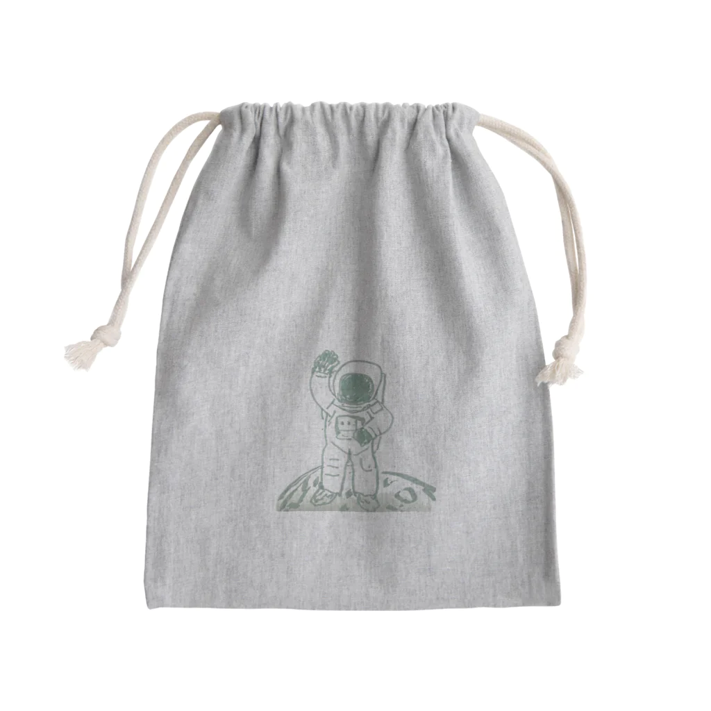 RENNENの宇宙飛行士 Mini Drawstring Bag