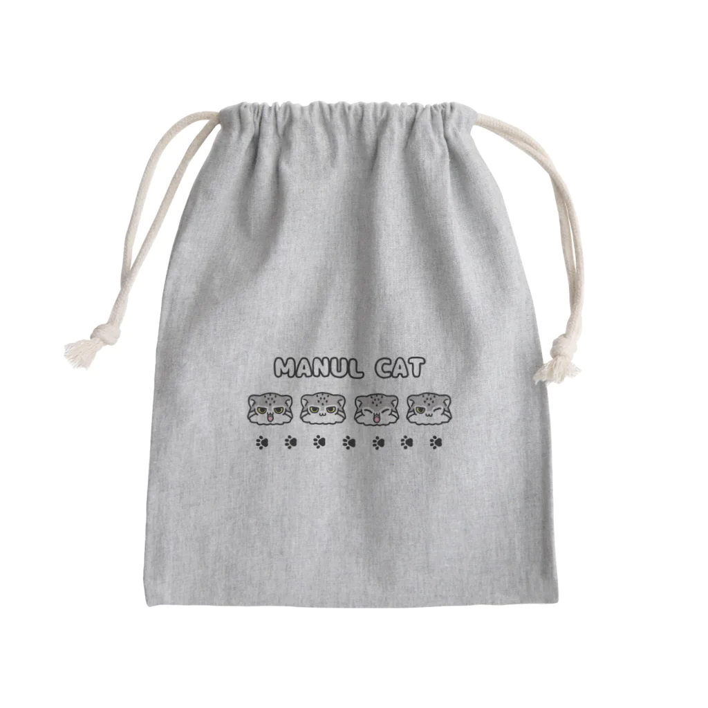 多喜のマヌルちゃん4face Mini Drawstring Bag