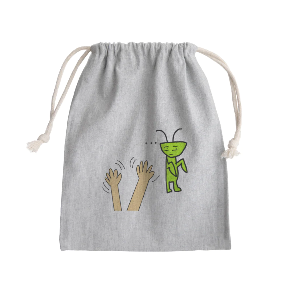 ぶたさぶのお店の虫が無視する Mini Drawstring Bag