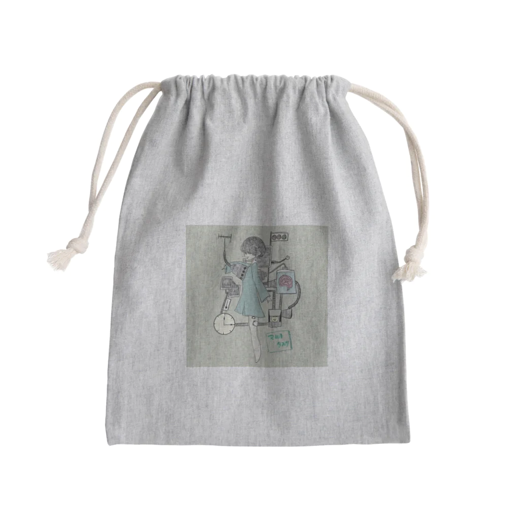 nao122のマルチタスク Mini Drawstring Bag