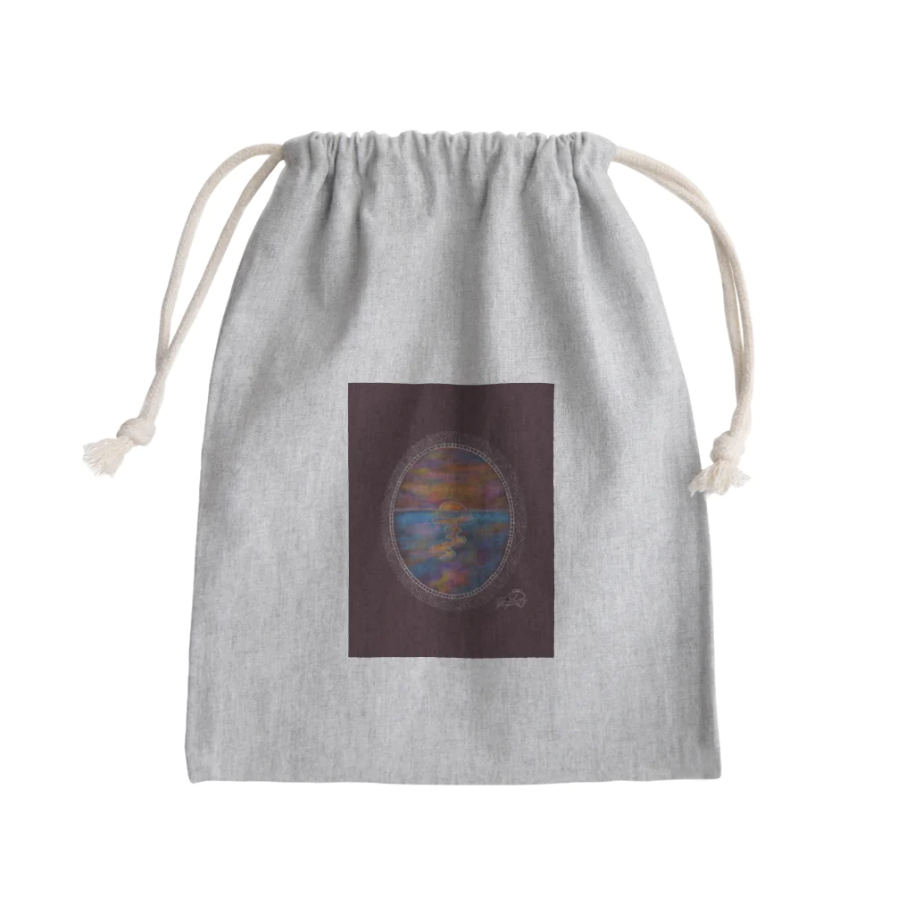 kahalaopunaのokinawasunset Mini Drawstring Bag
