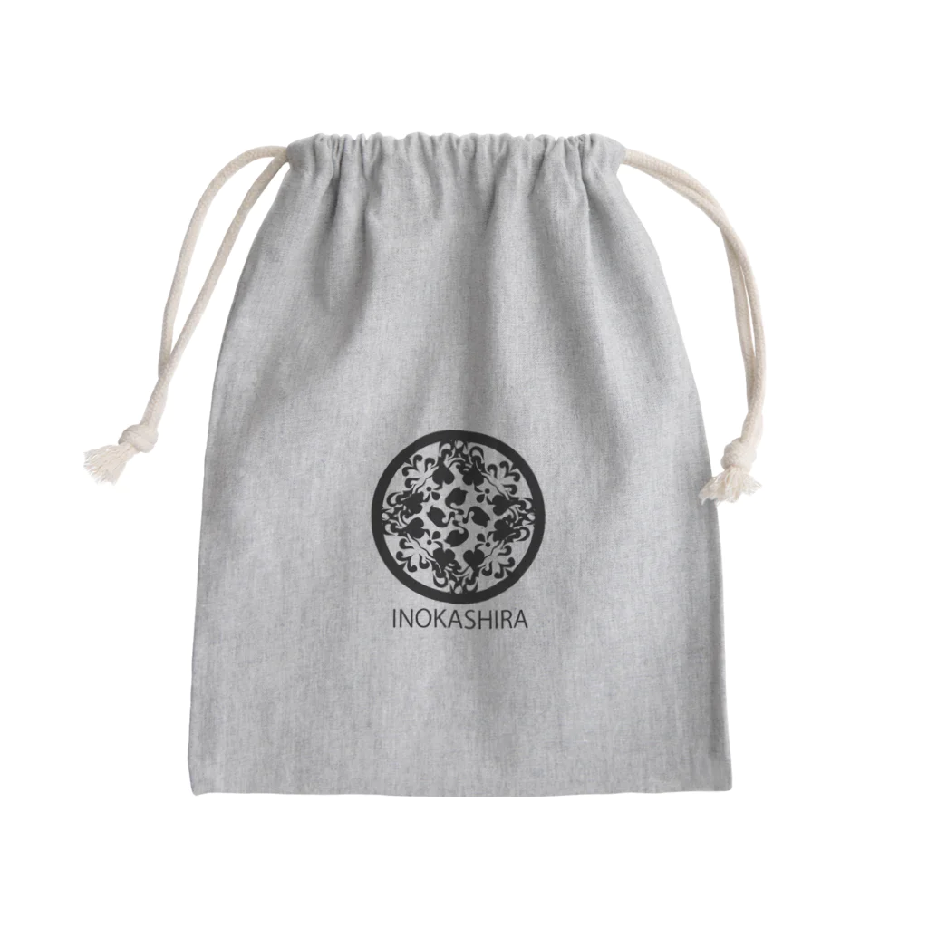 Ito  Yoshiの井の頭スワン家紋 Mini Drawstring Bag