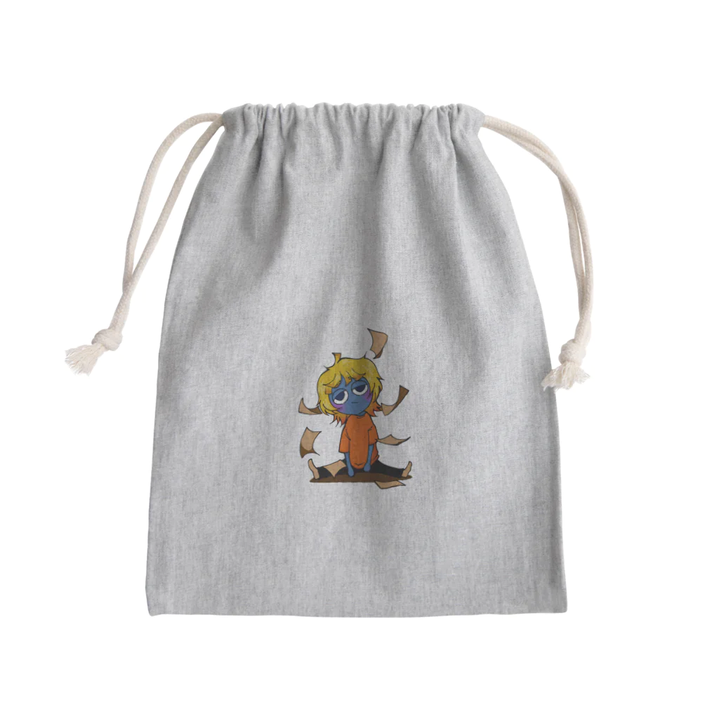 Orangeの無気力ちゃん Mini Drawstring Bag