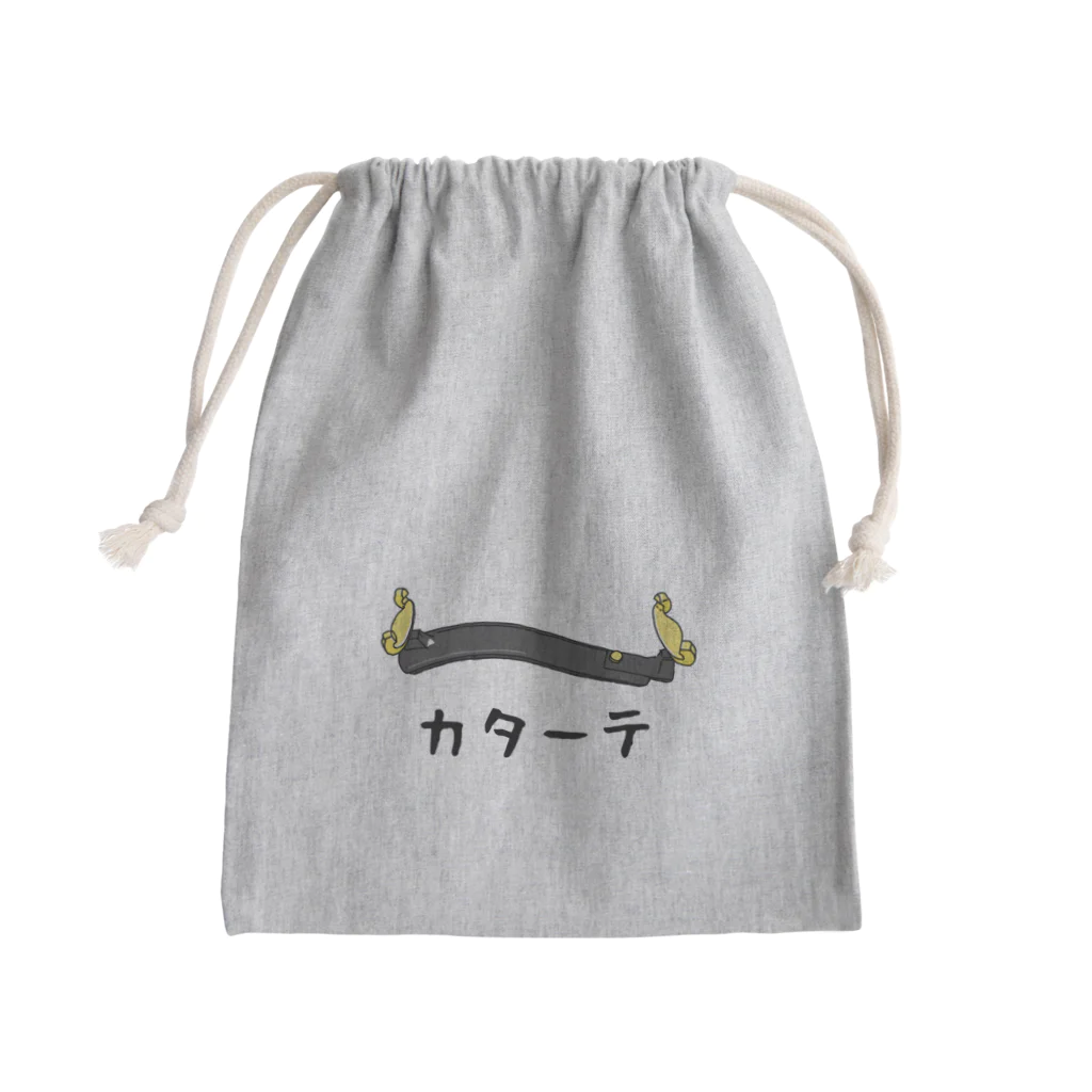 音楽ネタの肩当てはイタリア語 Mini Drawstring Bag