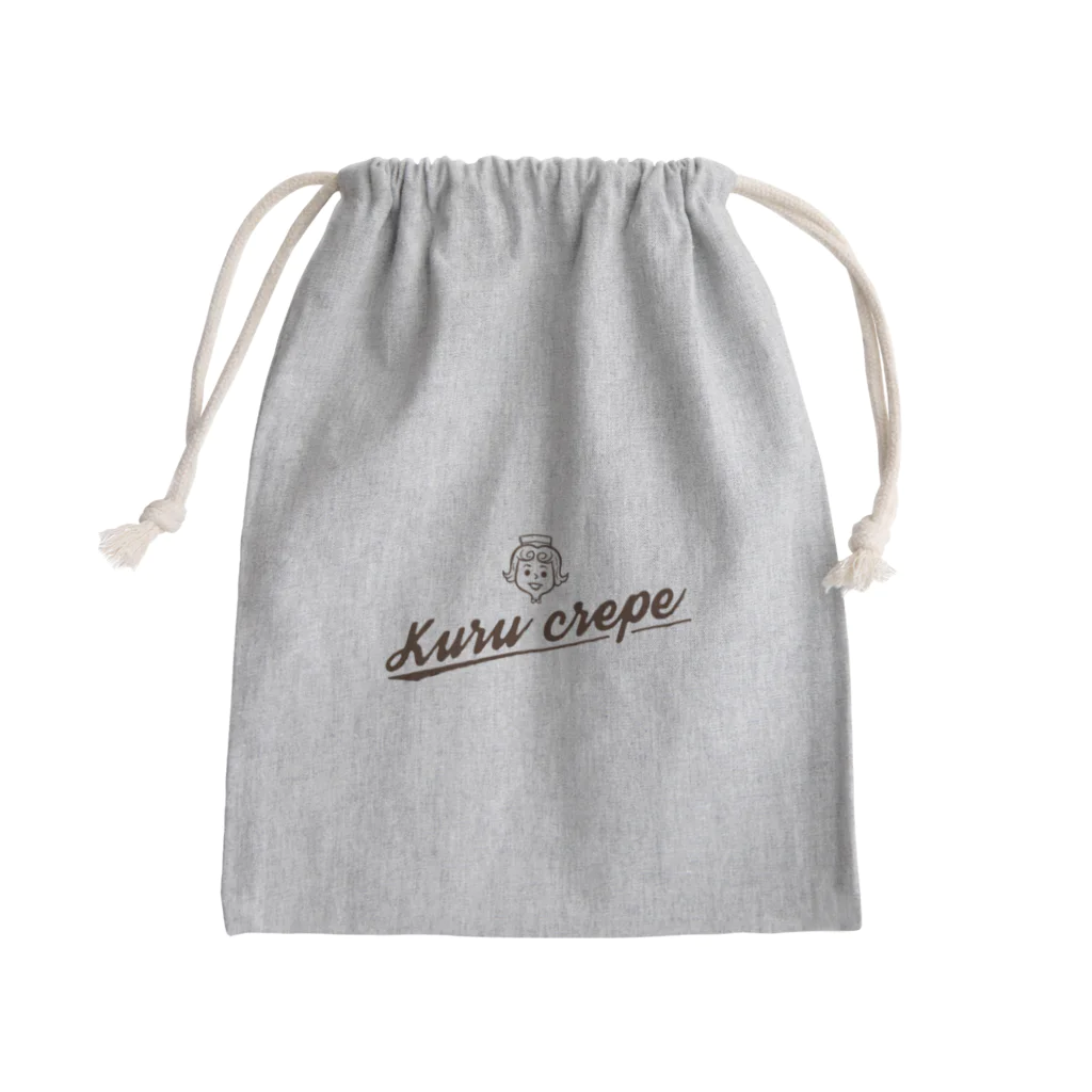 kurucrepeのkuru crepeオリジナル Mini Drawstring Bag