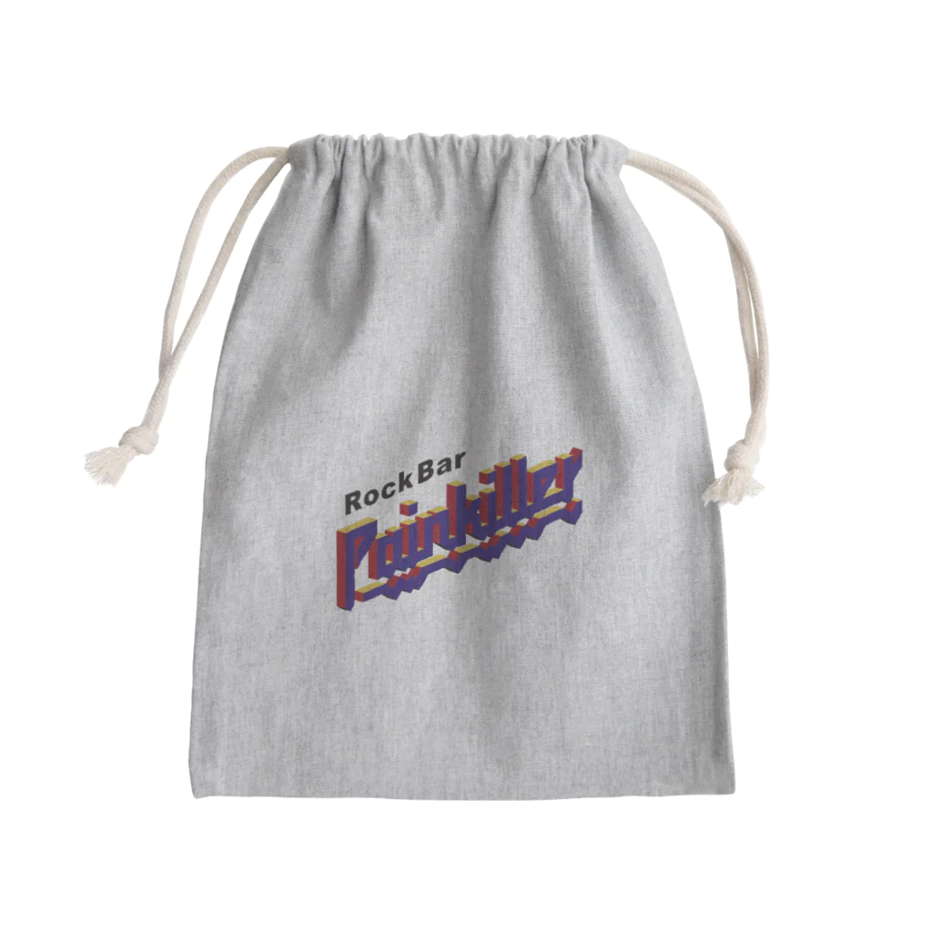 Rock Bar Painkiller OFFICIAL WEB SHOPの立体Logo Mini Drawstring Bag