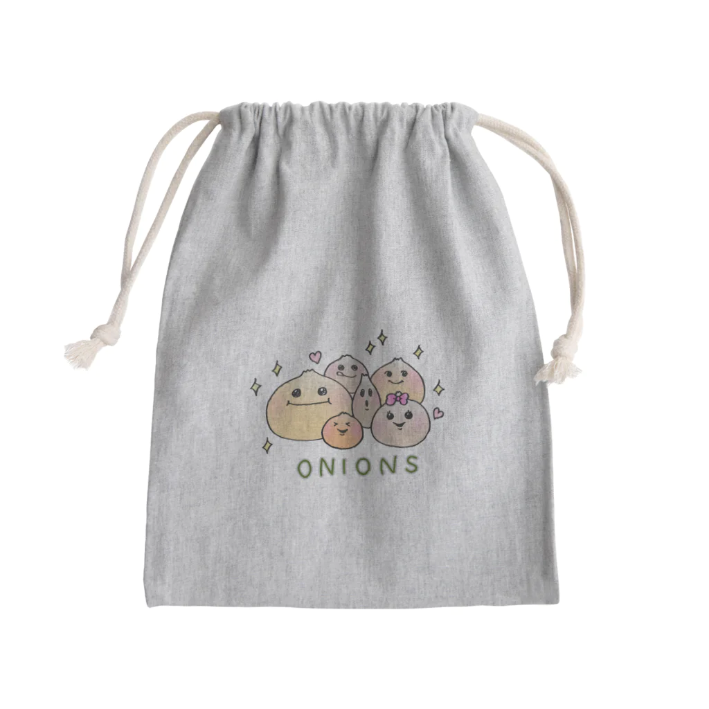 mochimochipotetoのオニオンズ Mini Drawstring Bag