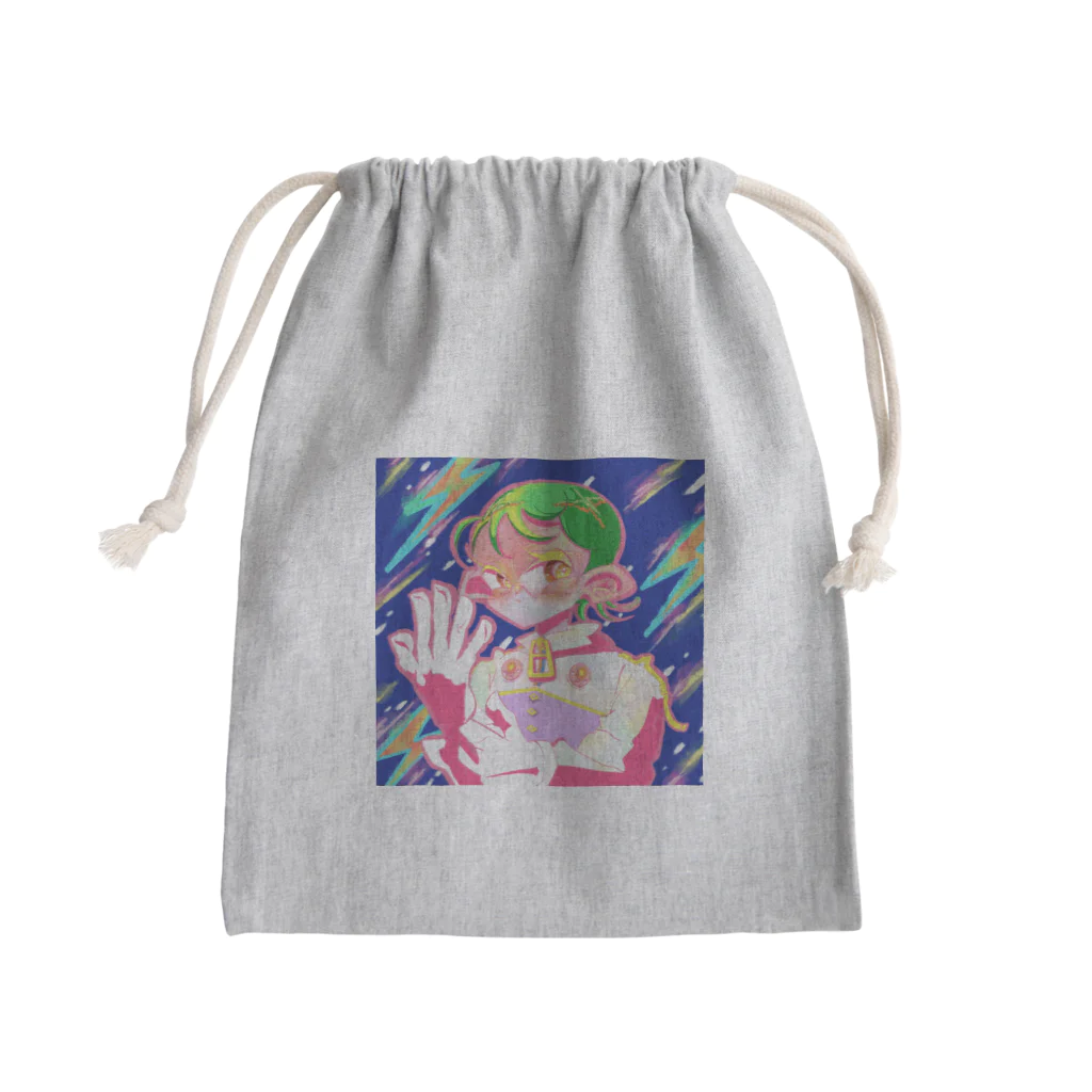 じゅうごの世界のギラつく少女 Mini Drawstring Bag