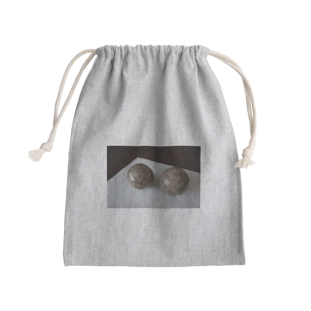 なめらかの夫と作った泥団子 Mini Drawstring Bag