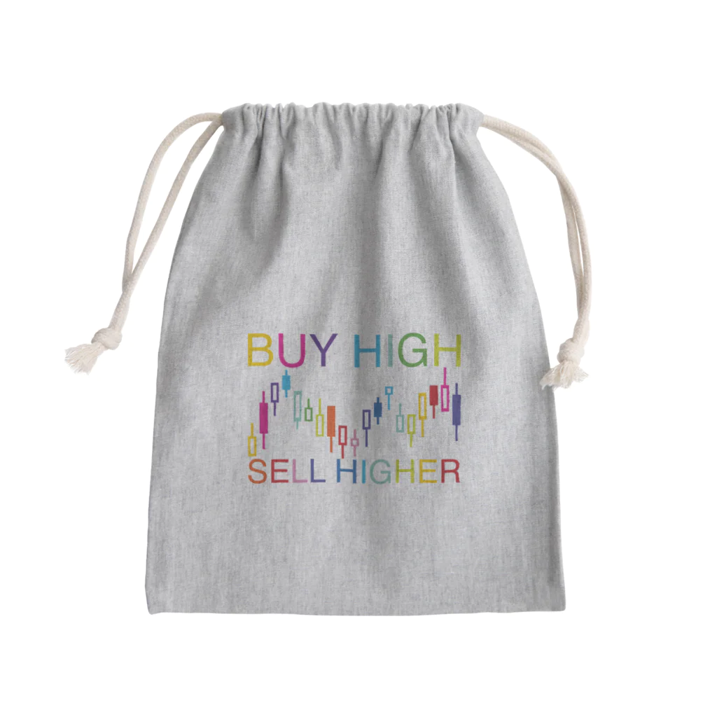 AURA_HYSTERICAのBuy high, sell higher Mini Drawstring Bag