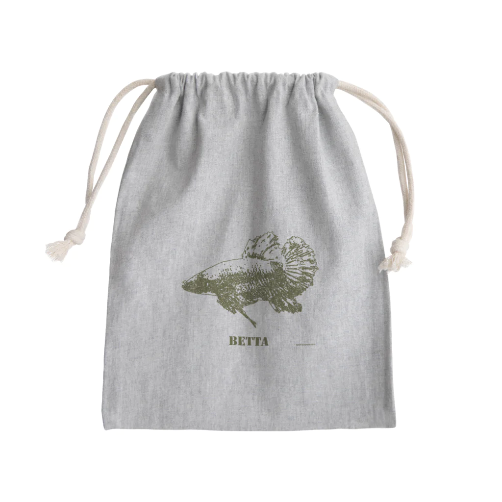サカナノートの闘魚ベタ Mini Drawstring Bag