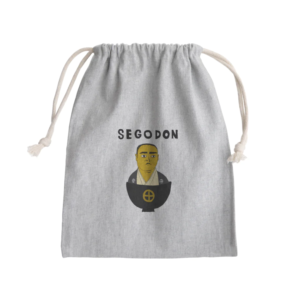 NIKORASU GOの歴史デザイン「せごどん」（Tシャツ・パーカー・グッズ・ETC） Mini Drawstring Bag