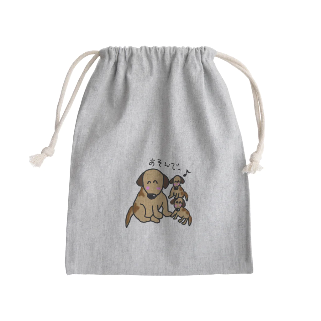 それいゆの仲良し親子シリーズ（犬さん） Mini Drawstring Bag