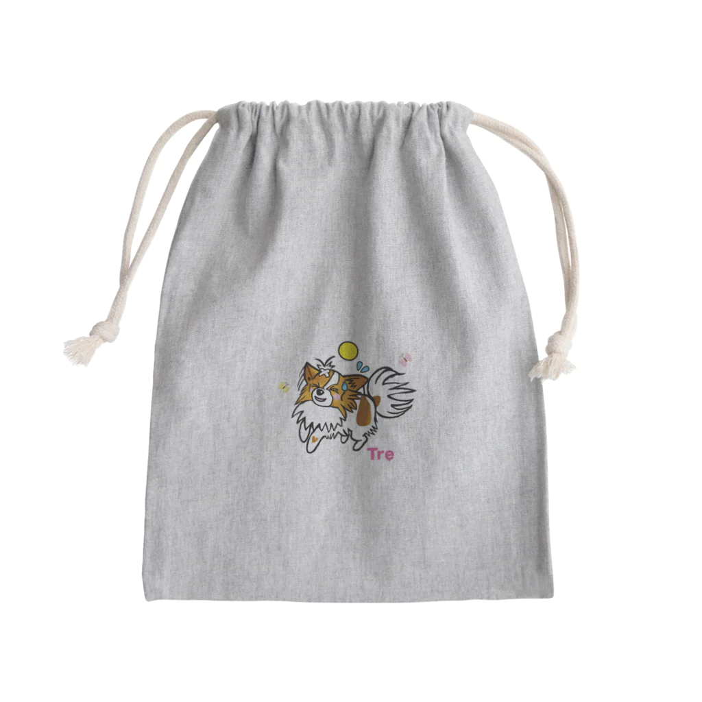 みみのお友達のトレちゃんグッズ Mini Drawstring Bag