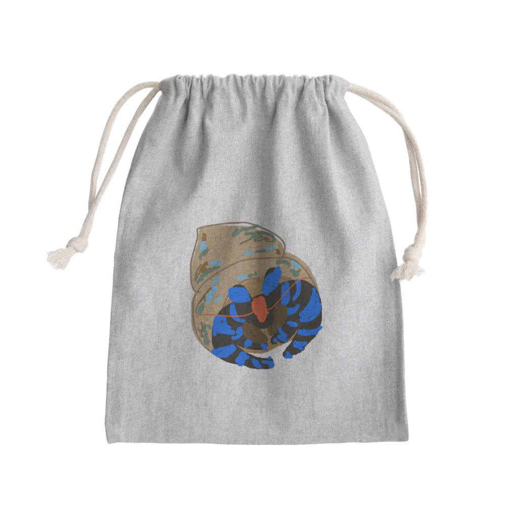 らぶかんすのユビワサンゴヤドカリんりん Mini Drawstring Bag