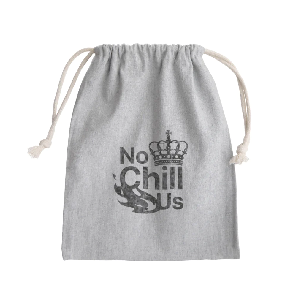 あまの|銀河鉄道の食堂車の【NoChillUs】オリジナルロゴ Mini Drawstring Bag