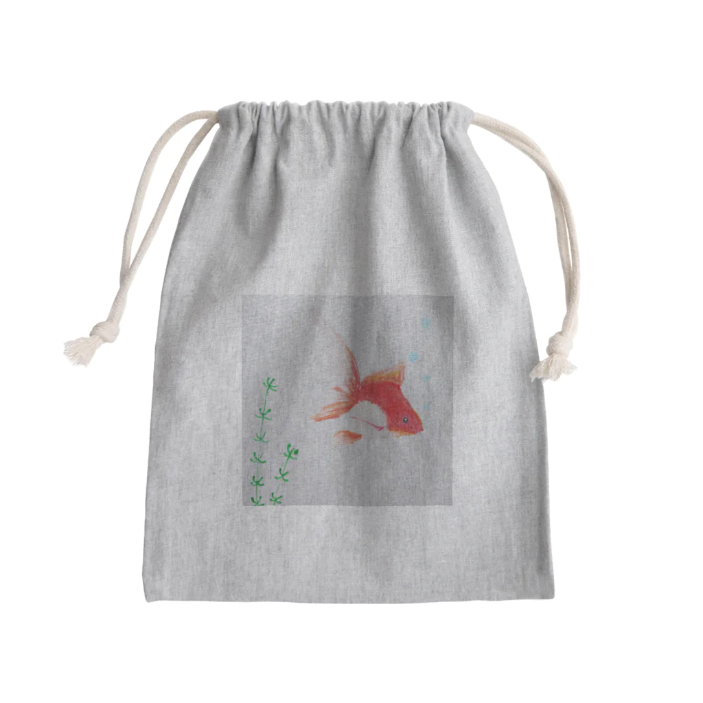 小春日和の夏金魚 Mini Drawstring Bag