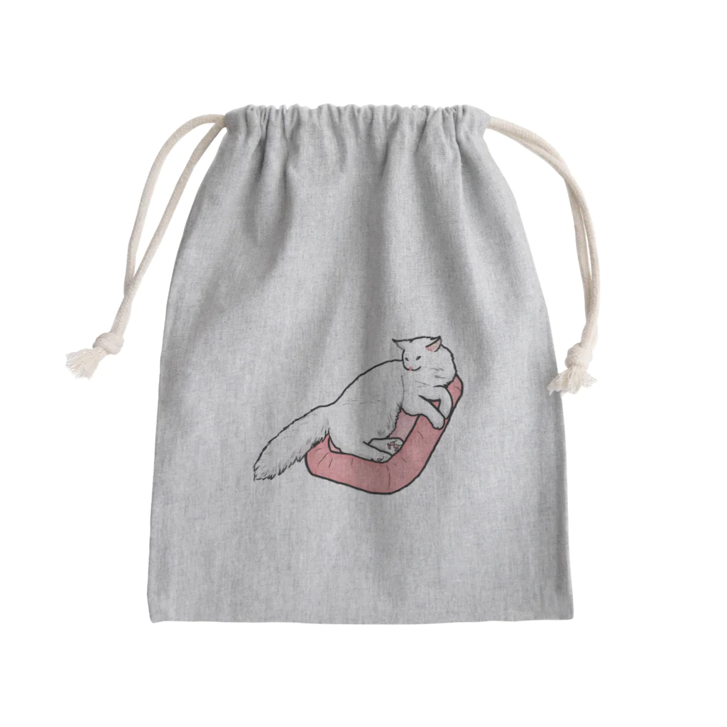 Lily bird（リリーバード）のまったりニャンコ① Mini Drawstring Bag