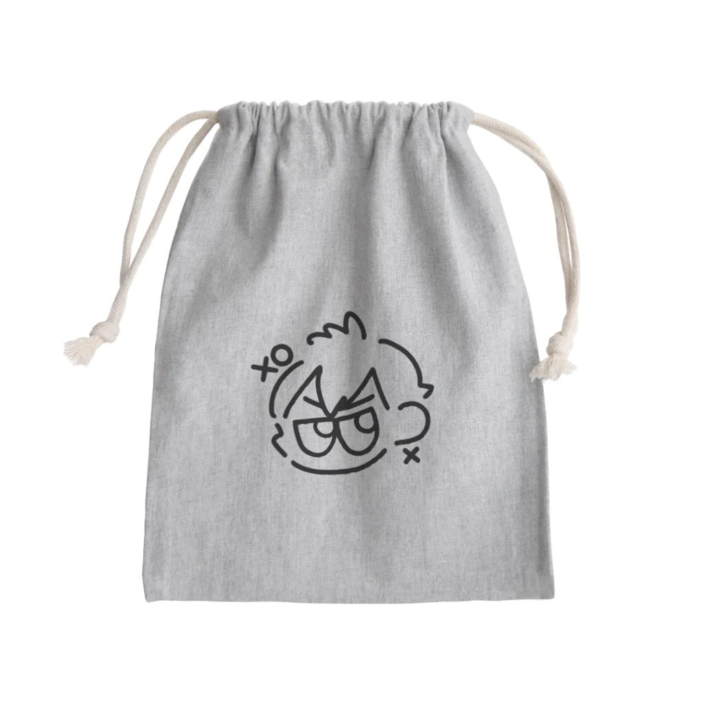 粛正罰丸💮のばつまるくん Mini Drawstring Bag