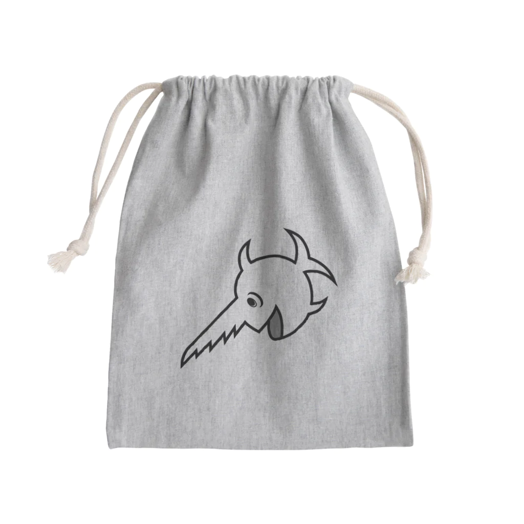 stereovisionの笑うノコギリザメ Mini Drawstring Bag