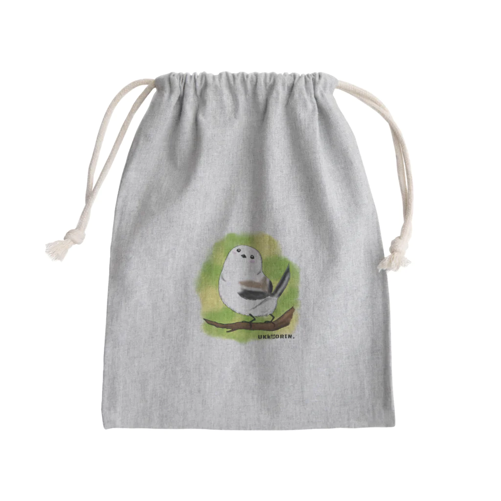 うっかおりんのシマエナガのギンちゃん Mini Drawstring Bag