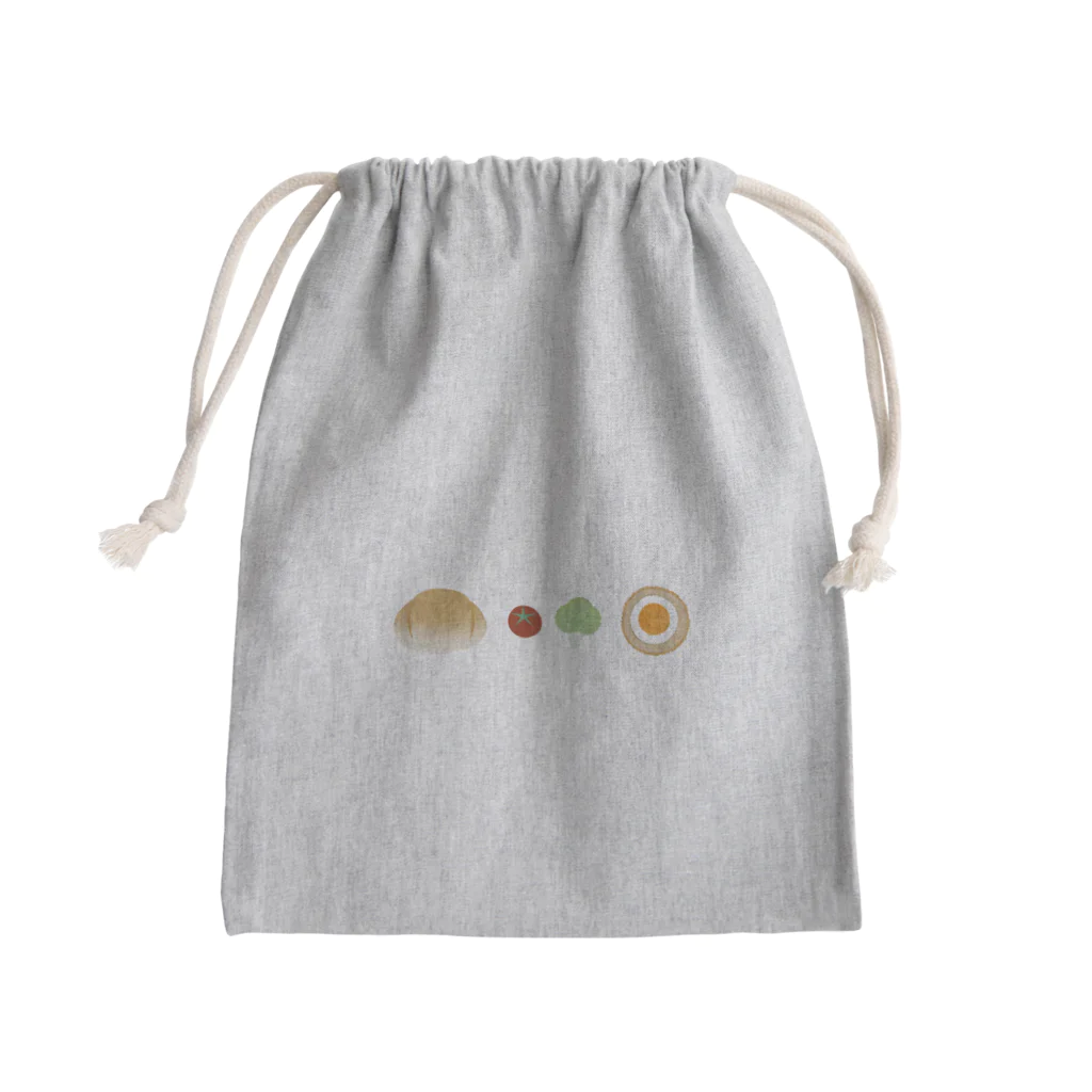 cotton-berry-pancakeのスコッチエッグ Mini Drawstring Bag