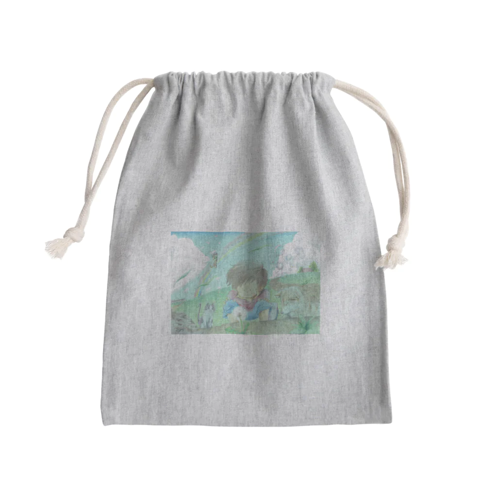 TAKUMIのたんぽぽ Mini Drawstring Bag