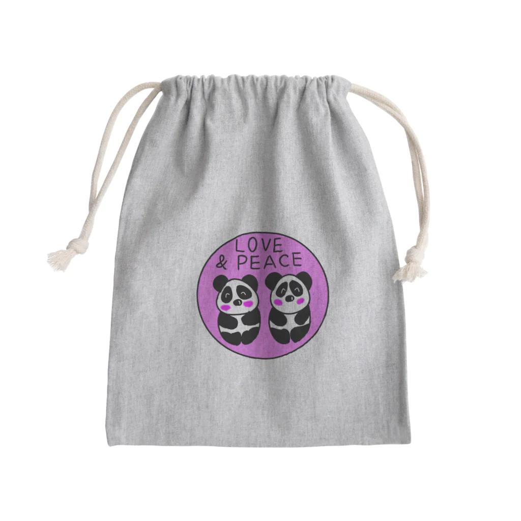 それいゆの双子パンダ誕生記念 Mini Drawstring Bag