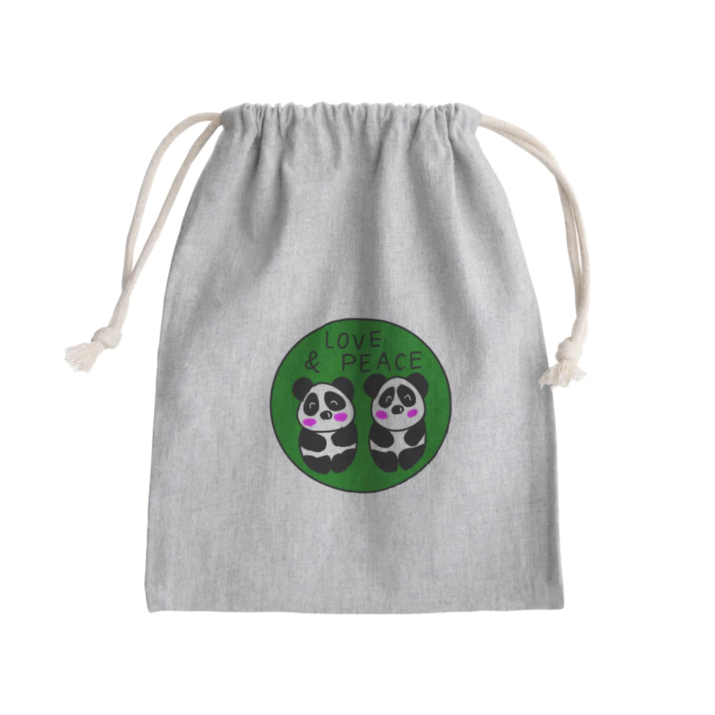 それいゆの双子パンダ誕生記念 Mini Drawstring Bag