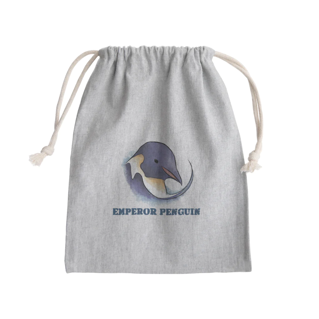 kanakanaのエンペラーペンギン Mini Drawstring Bag