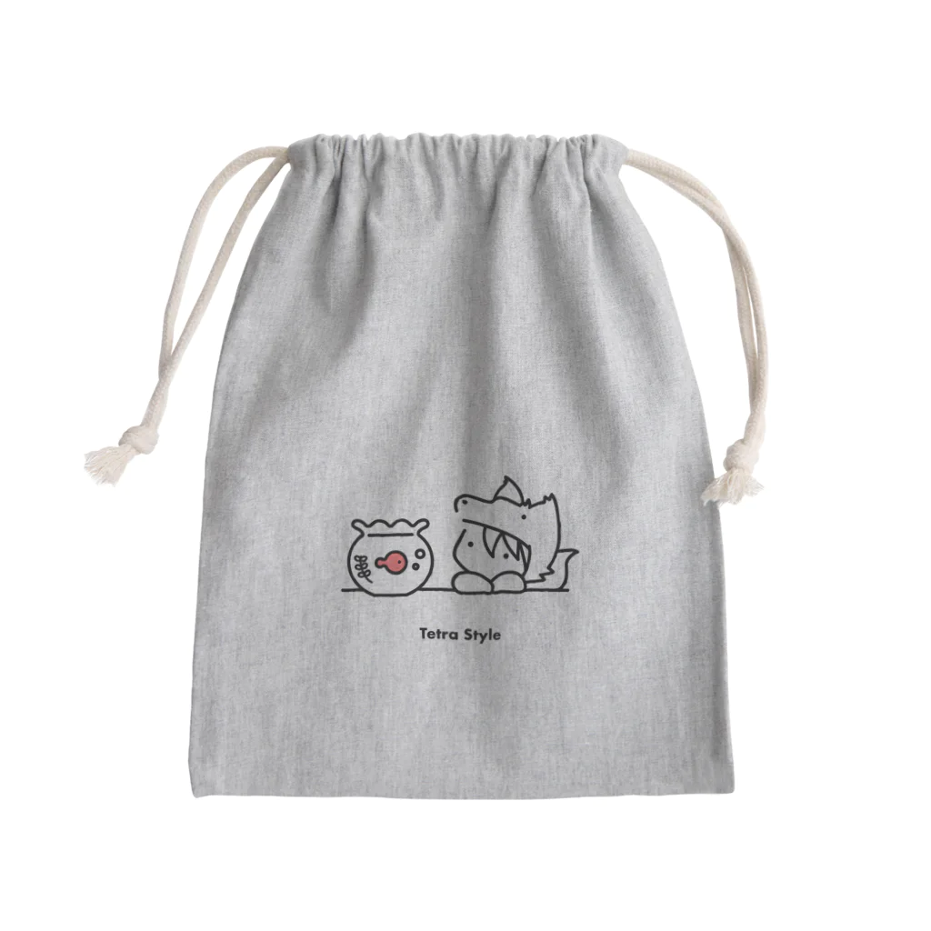 Tetra Styleの金魚（てとら） Mini Drawstring Bag