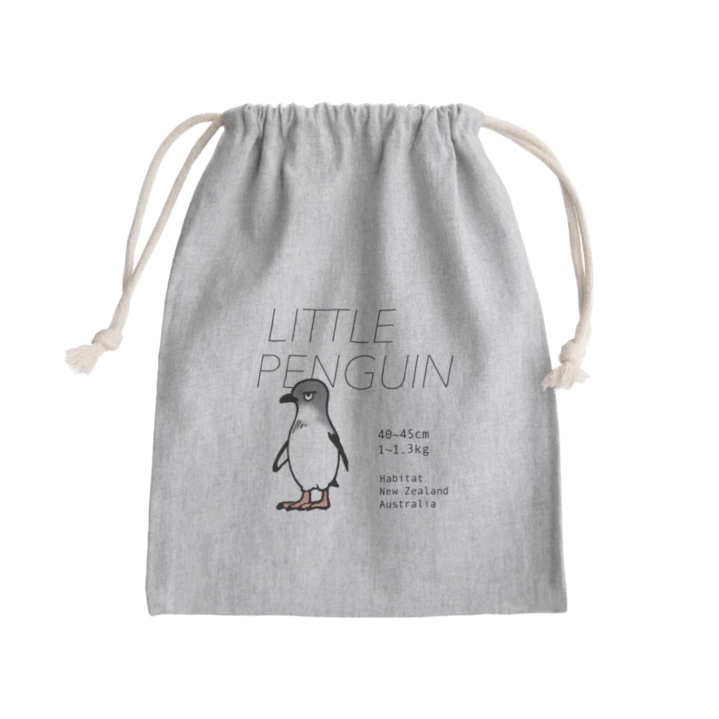 空とぶペンギン舎のコガタペンギン Mini Drawstring Bag