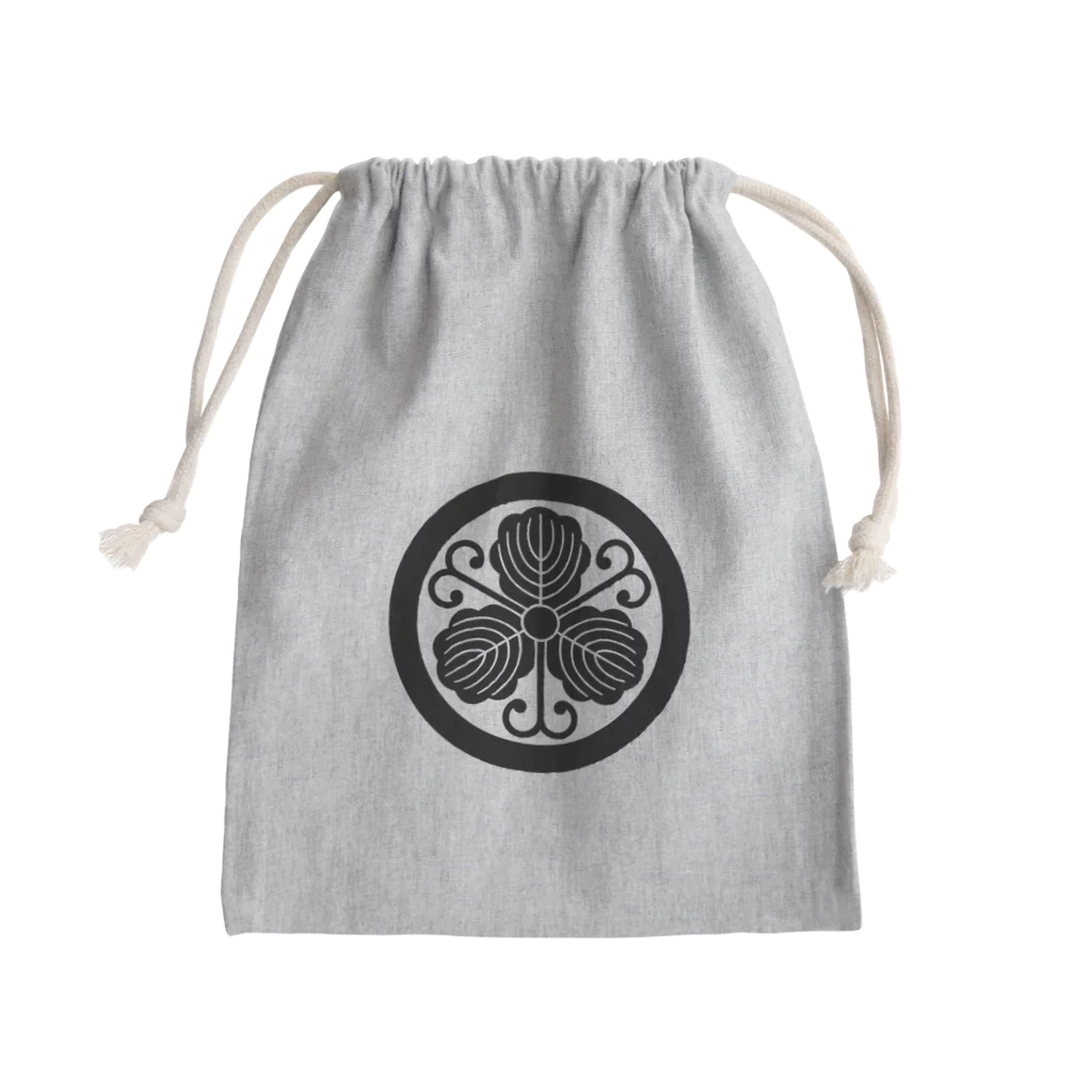 マッキー母@HE工業正社員母の金運・丸に蔓柏紋 Mini Drawstring Bag