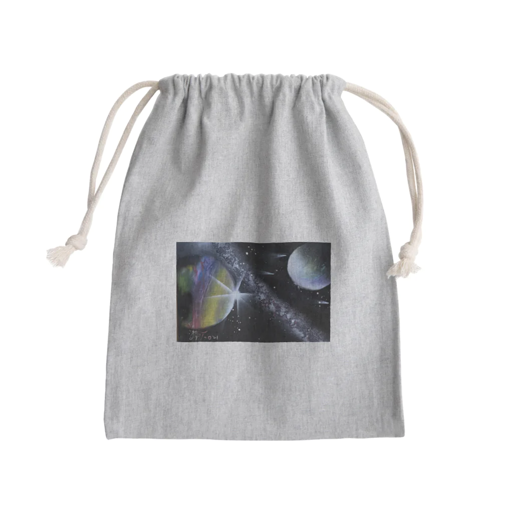 Yessy&Tomo Tienda de artistasの七夕の銀河 Mini Drawstring Bag