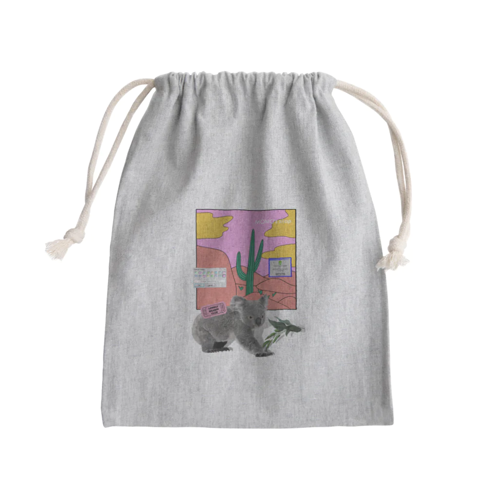 𝙈𝙊𝙈𝙊'𝙨 𝙎𝙝𝙤𝙥のコアラKING #02 Mini Drawstring Bag