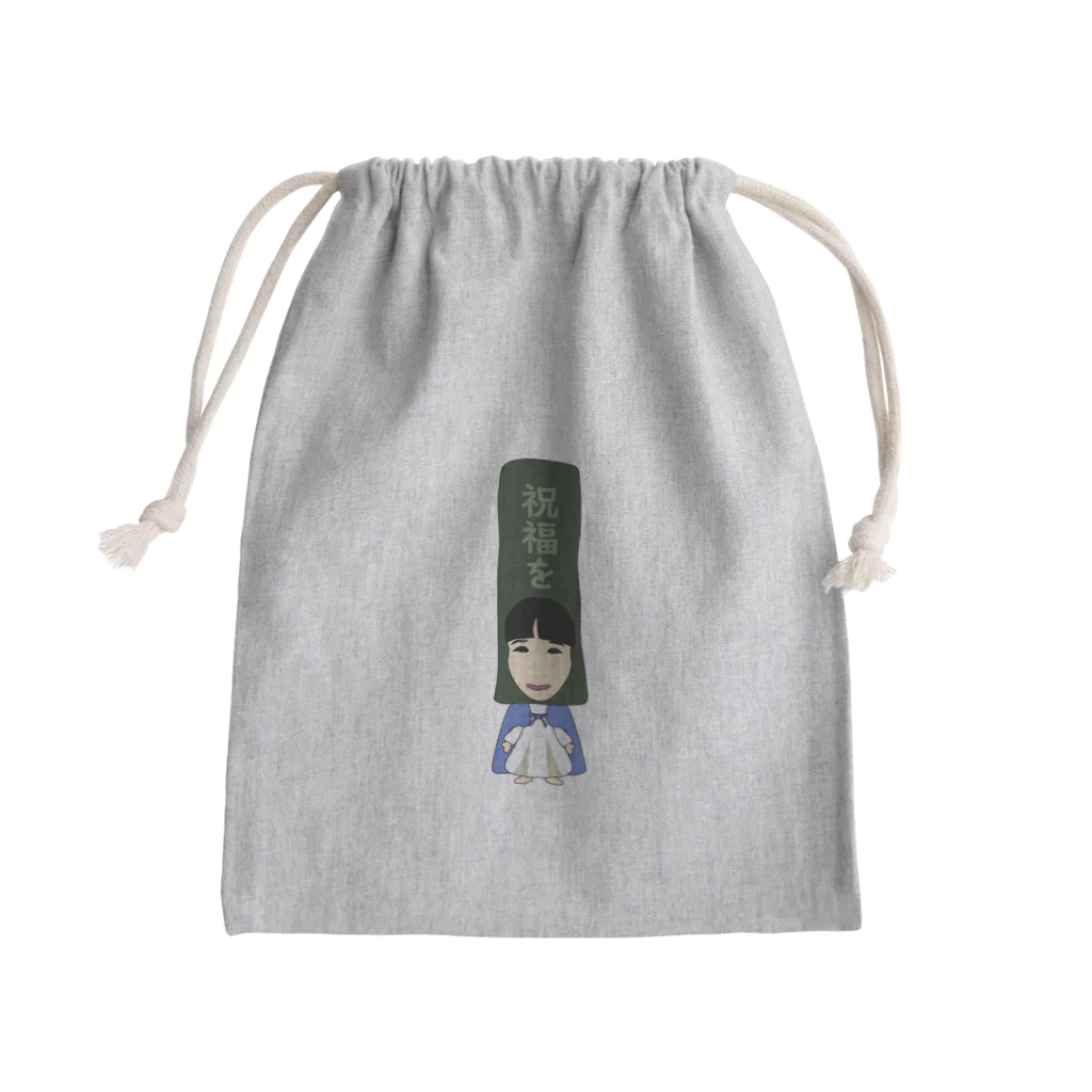 爆笑会コーポレーションのこんぶんこグッズ☆ Mini Drawstring Bag