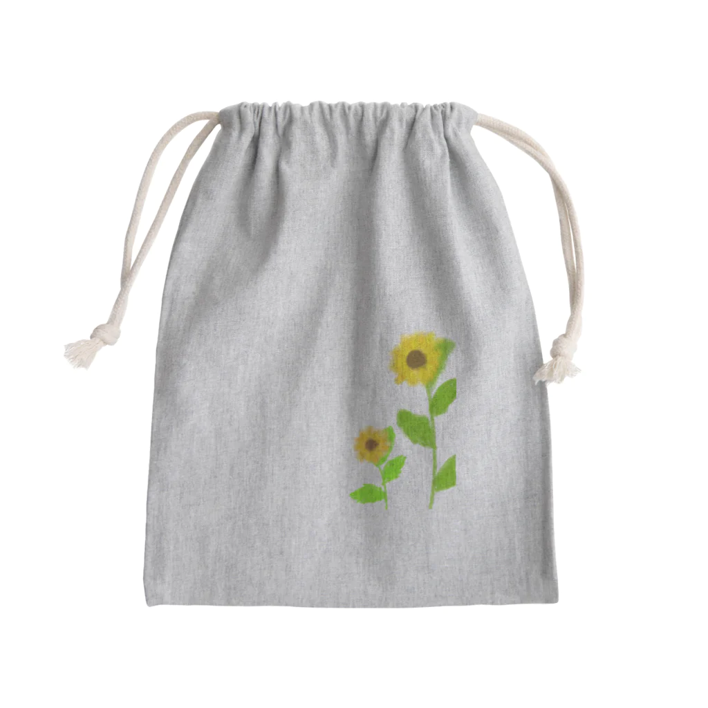 Lily bird（リリーバード）の風に揺れる向日葵 Mini Drawstring Bag