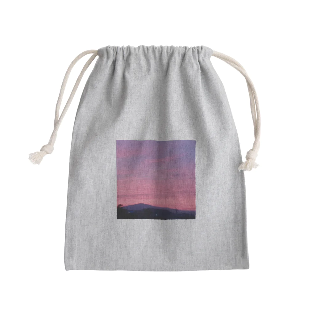 HIKARI♡ROOM の夕暮れの空～ピンク Mini Drawstring Bag