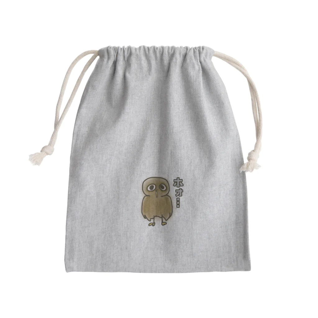 SHOP275のホォっとふくろう Mini Drawstring Bag