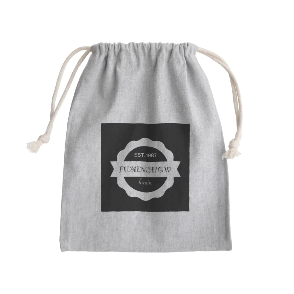 sorry,のFUMINSHOW-不眠症- 黒 Mini Drawstring Bag