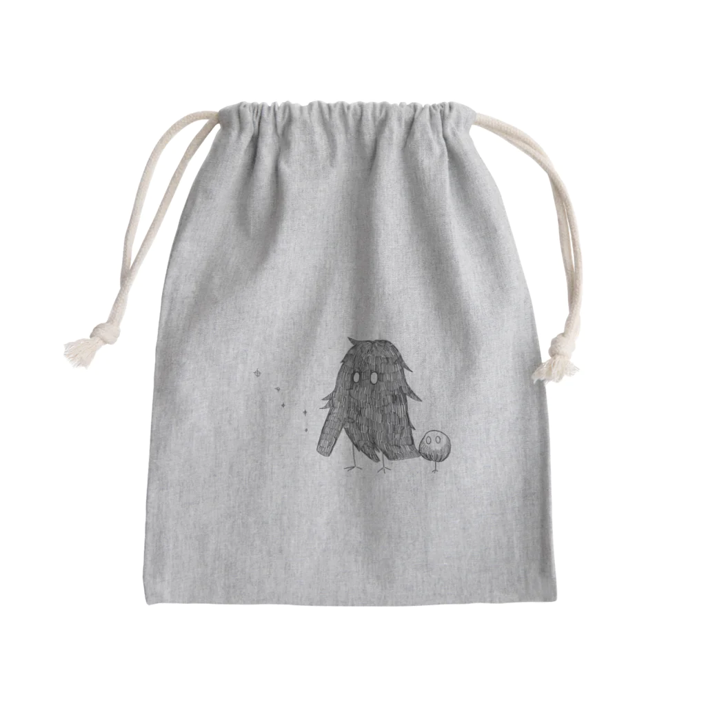 Tomoのへもじとしもじ Mini Drawstring Bag