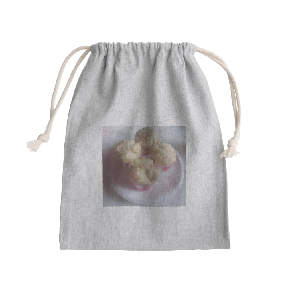 aaask_weaveのおやつですよ！　蒸しパンお食べ Mini Drawstring Bag