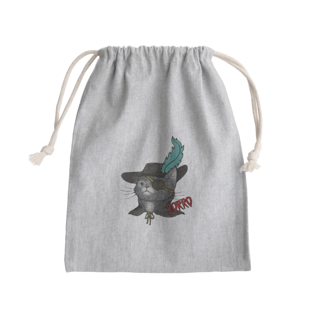 Kotoraの片目のゾロ Mini Drawstring Bag